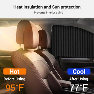 🔥Universal Fit Magnetic Car Side Window Privacy Sunshade (Pack of 2)