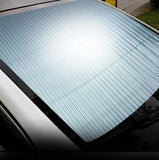 CAR RETRACTABLE WINDSHIELD SUN SHADE COVER